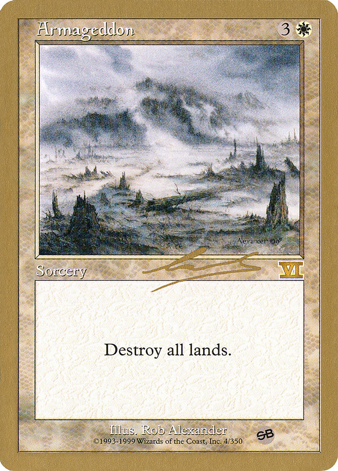 Armageddon (Nicolas Labarre) (SB) [Baraja del Campeonato Mundial de 2000]