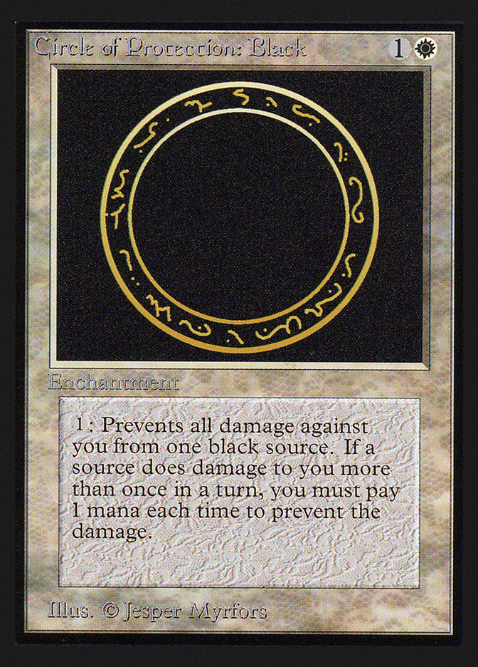 Cercle de protection: Noir [Édition Collector]