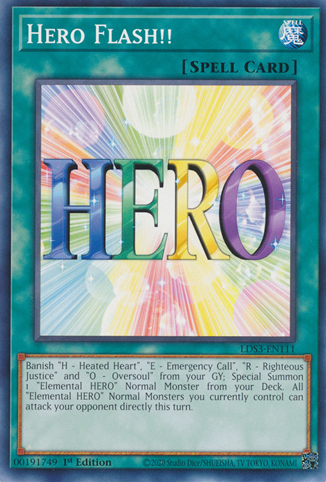 Héros Flash !! [LDS3-FR111] Commune