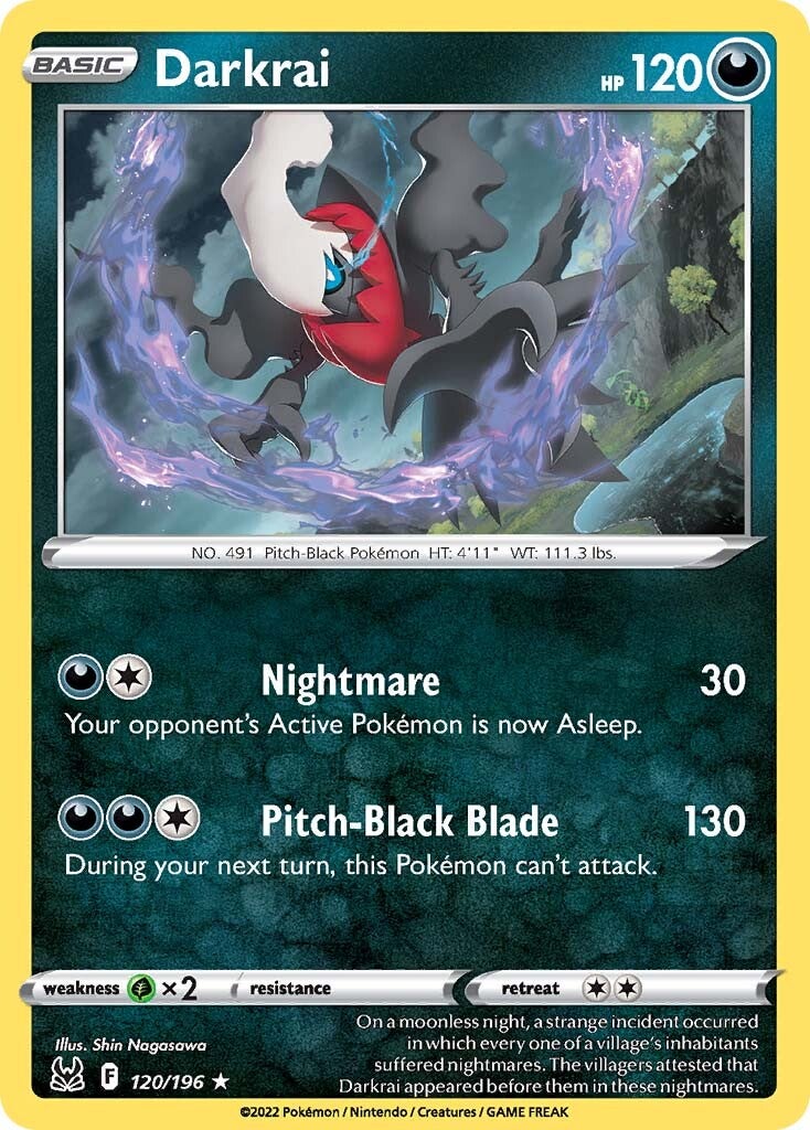 Darkrai (120/196) [Espada y Escudo: Origen Perdido]