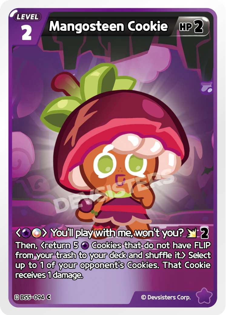 Image for Mangosteen Cookie (BS5-094) (BS5) - CookieRun: Braverse TCG