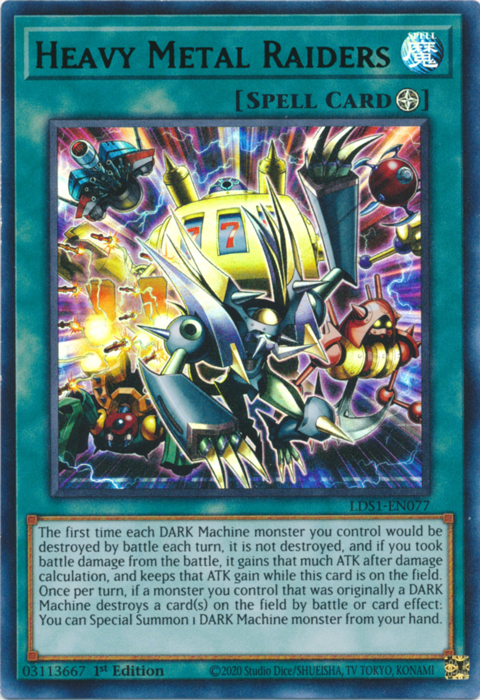 Heavy Metal Raiders (Vert) [LDS1-FR077] Ultra Rare