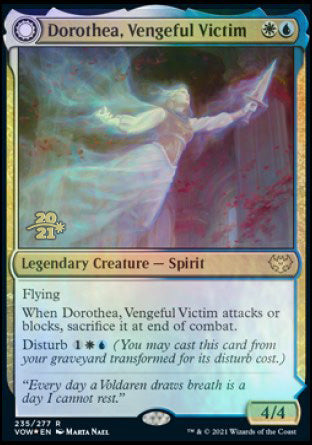 Dorothea, victime vengeresse // Rétribution de Dorothea [Innistrad: Vœu écarlate promos d'avant-première]