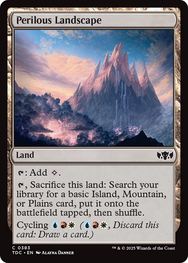 Paysage périlleux [Tarkir : Commander Dracostorm]