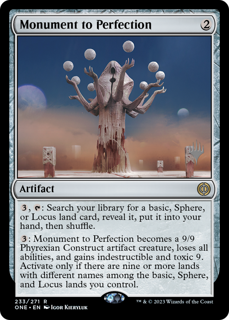 Monument à la perfection (Pack promo) [Phyrexia : Tous seront Un promos]