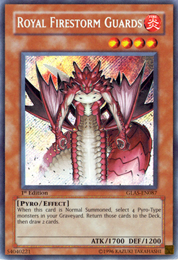 Gardes du Feu Royal [GLAS-FR087] Secret Rare
