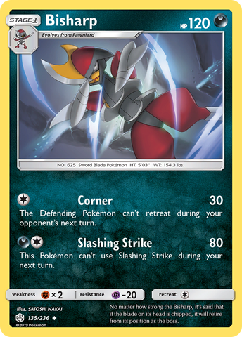 Bisharp (135/236) [Sol y Luna: Eclipse Cósmico]