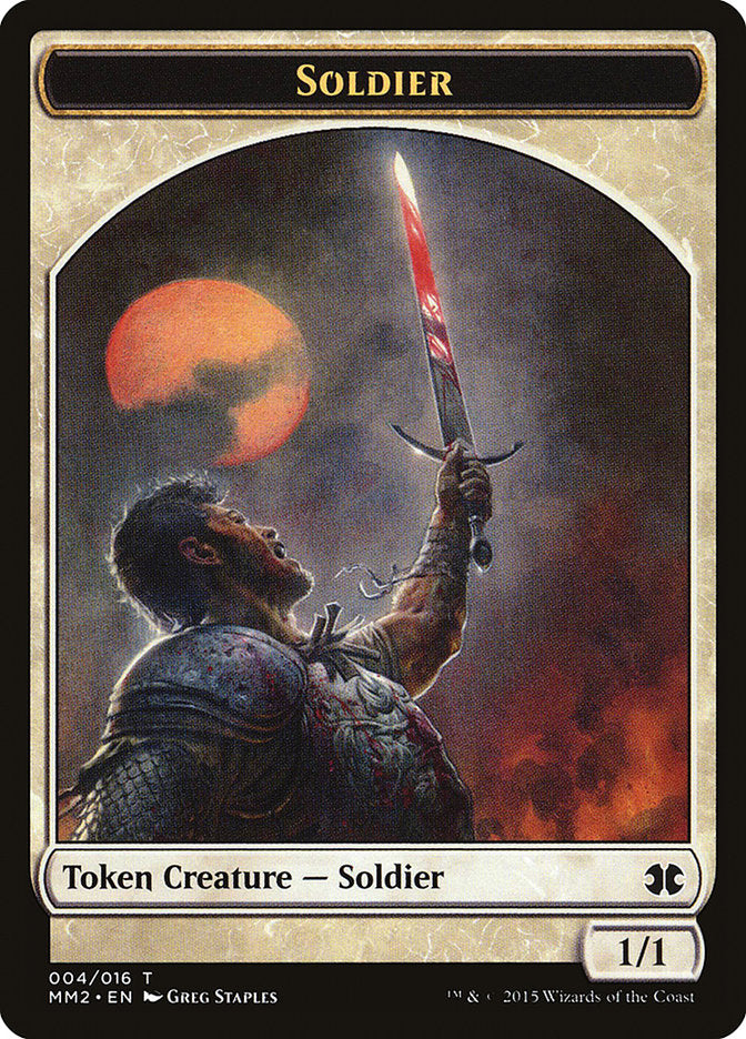Jeton Soldat [Tokens Modern Masters 2015]