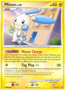 Minun (32/132) [Diamant & Perle : Merveilles Secrètes]