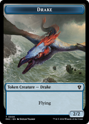 Drake // Bobine de Koma Jeton double face [Meurtres au manoir Karlov jetons Commander]