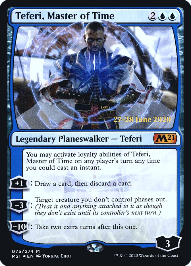 Teferi, Maître du temps (75) [Core Set 2021 Prerelease Promos]