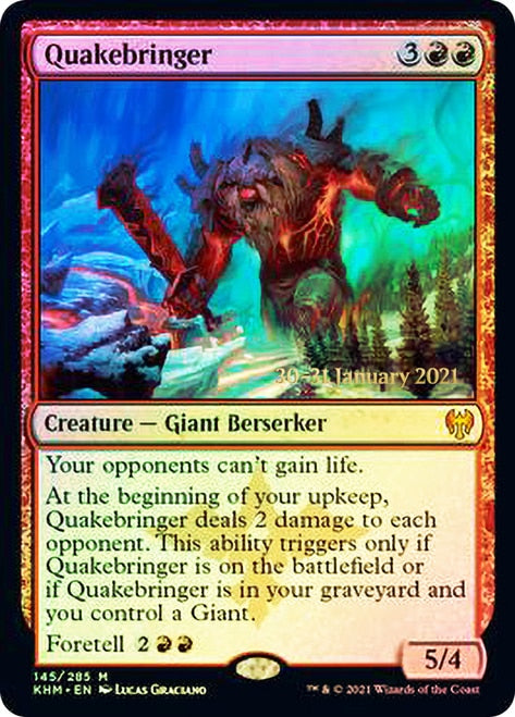 Porteur de secousses [Prerelease Promos Kaldheim]