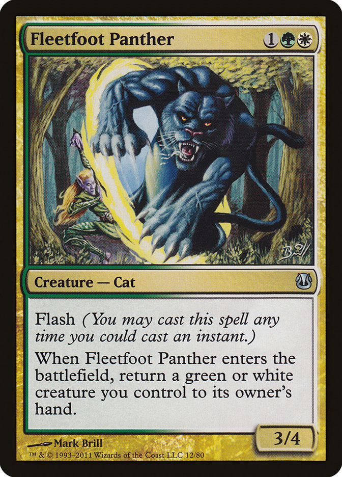 Panthère prestelame [Decks de duellistes : Ajani contre Nicol Bolas]