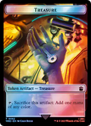 Noble humain // Jeton de trésor (0062) Jeton double face (Surge Foil) [Jetons Doctor Who]