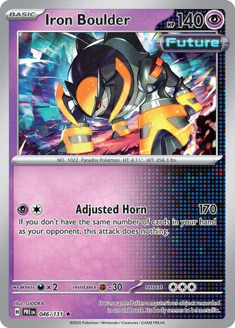 Iron Boulder (046/131) [Escarlata y Púrpura: Evoluciones Prismáticas]