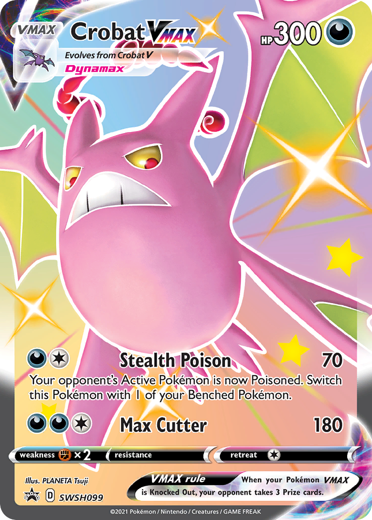 Crobat VMAX (SWSH099) [Espada y Escudo: Cartas de Recompensa de Estrella Negra]