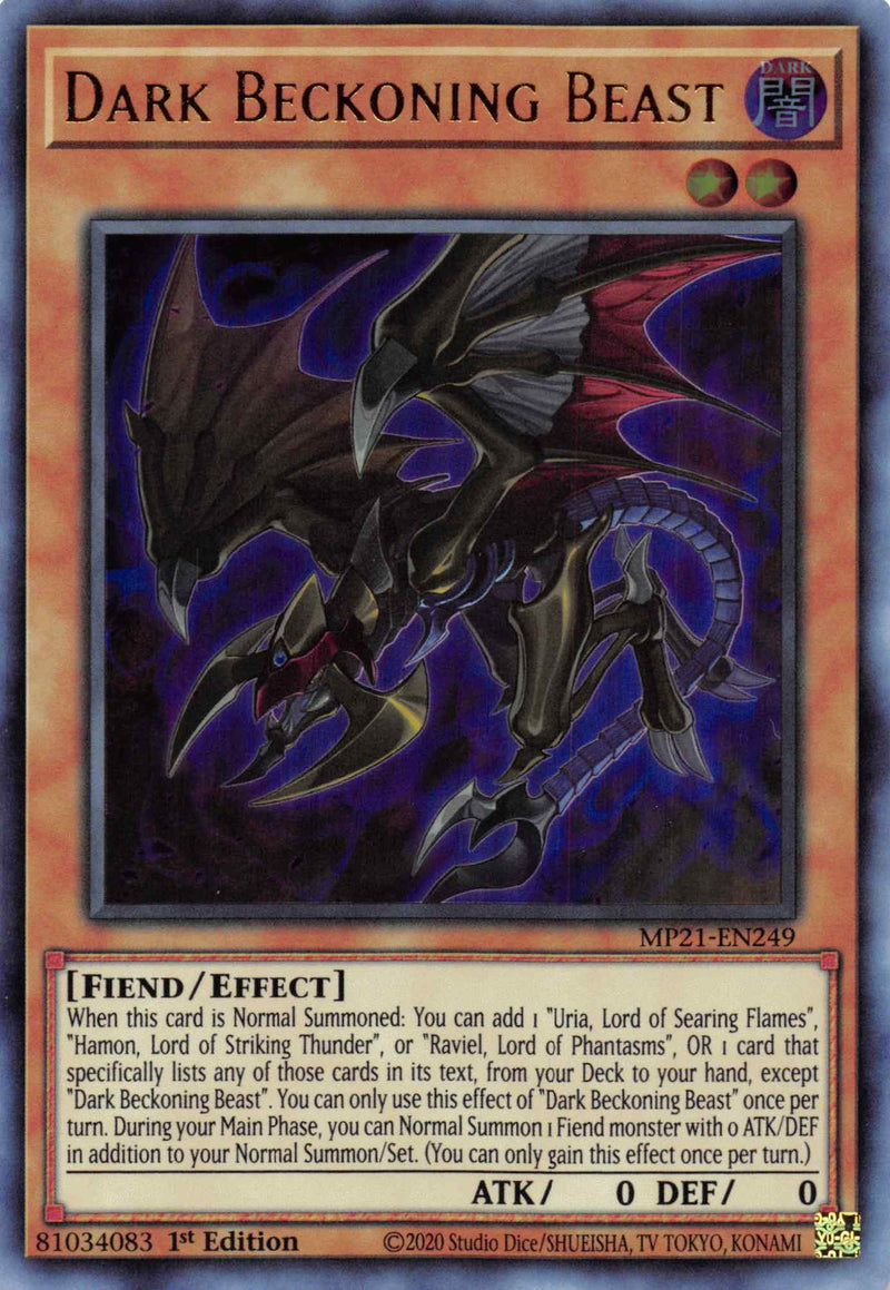 Bête du tonnerre des ténèbres [MP21-FR249] Ultra Rare