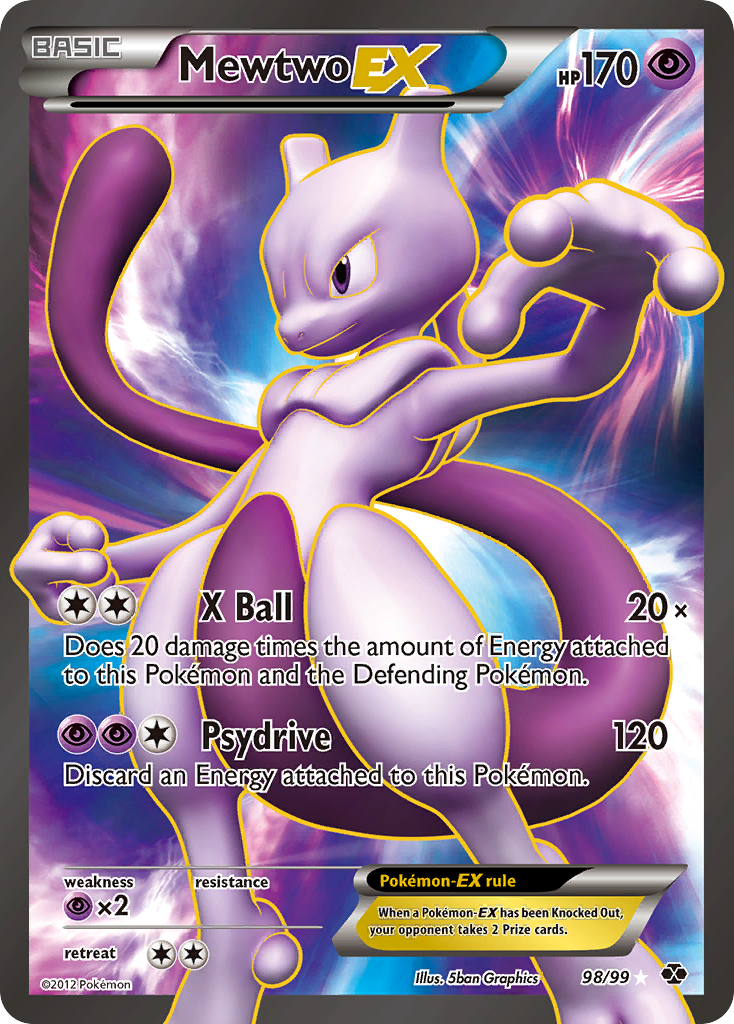 Mewtwo EX (98/99) [Noir & Blanc : Destinées Futures]