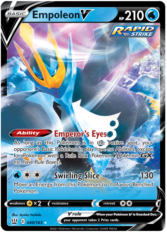 Empoleon V (040/163) [Espada y Escudo: Estilos de Combate]