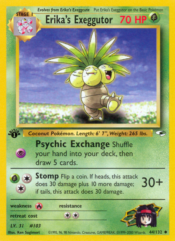 Noadkoko d'Erika (44/132) [Gym Heroes Édition 1]