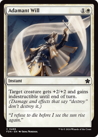 Volonté Adamantine [Fondations]