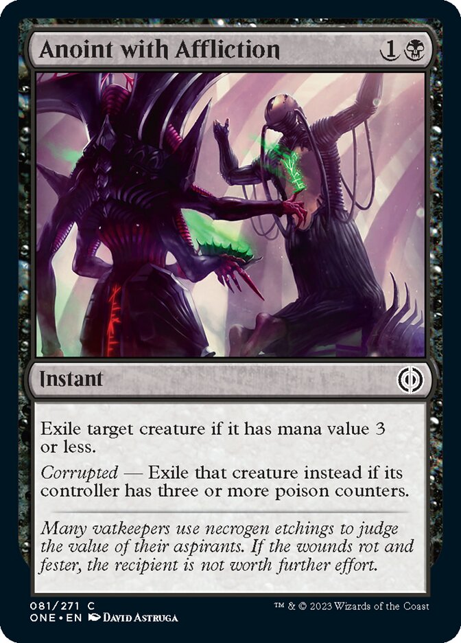 Oindre d'affliction [Phyrexia : Tout sera un]