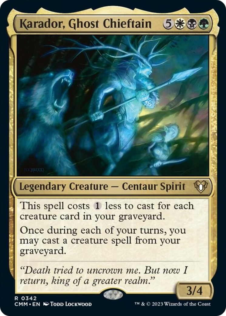 Karador, Chef de guerre spectral [Commander Masters]