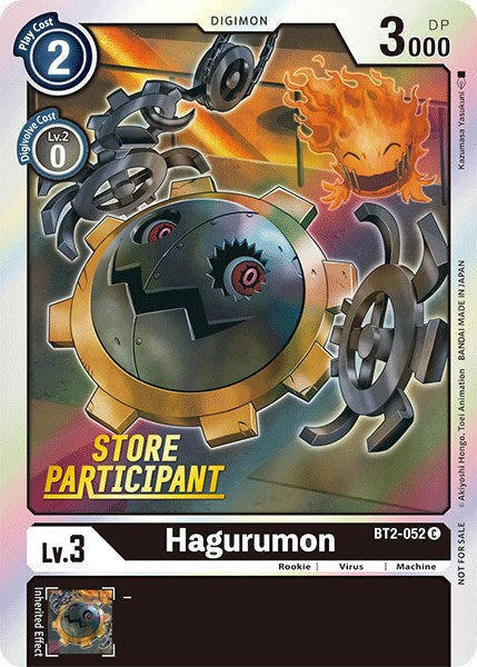 Hagurumon [BT2-052] (Participante en tienda) [Sobres de promoción de lanzamiento especiales]