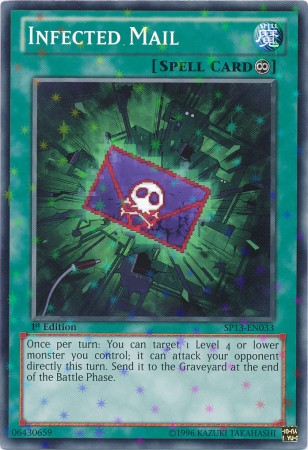 Courrier Infecté [SP13-EN033] Starfoil Rare