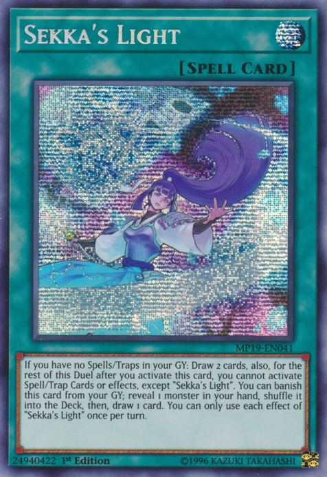 Luz de Sekka [MP19-EN041] Rara Secreta Prismática