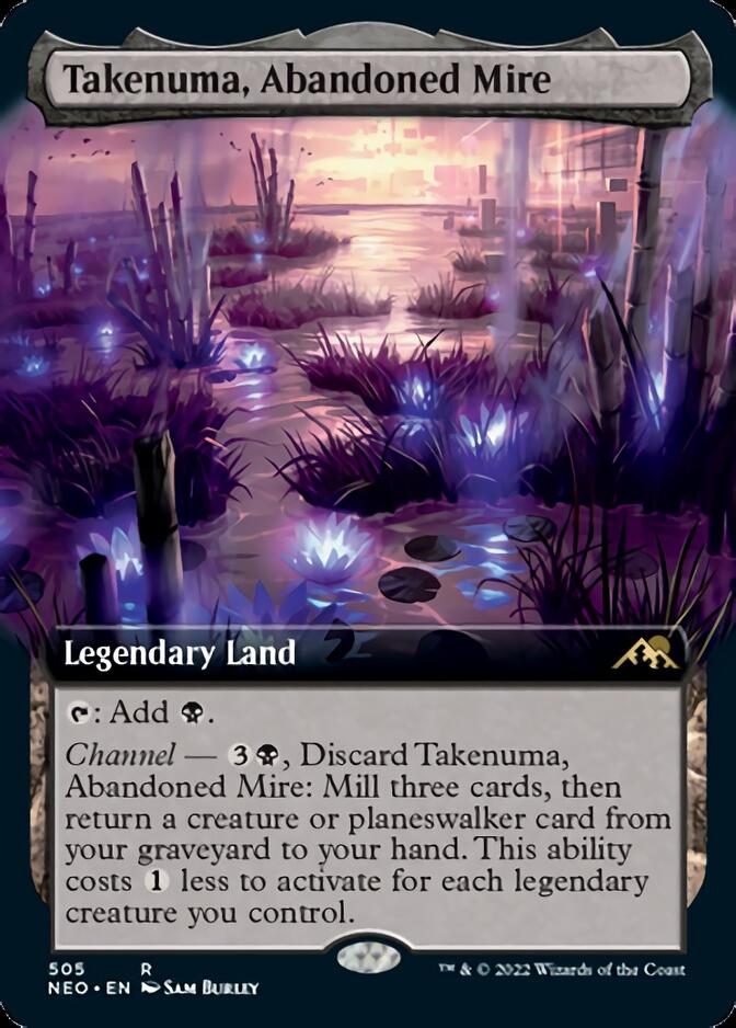Takenuma, Souille abandonnée (Extended Art) [Kamigawa: Neon Dynasty]