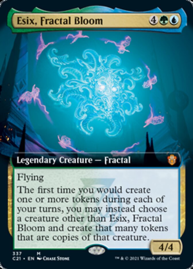 Esix, floraison fractale (illustration étendue) [Commander 2021]