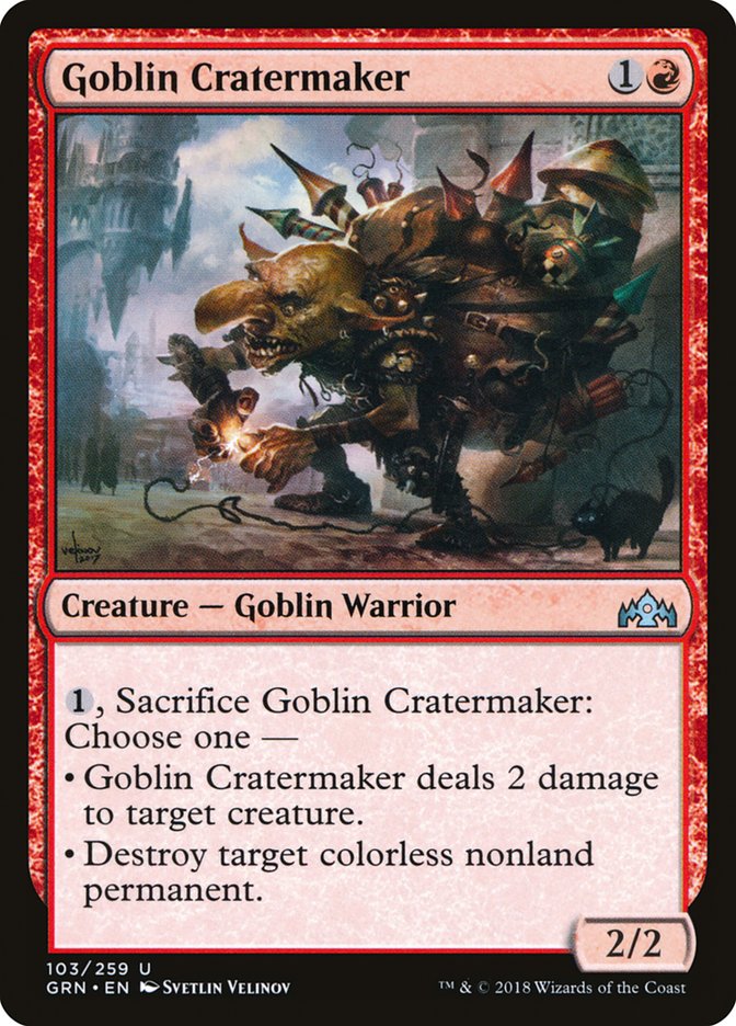 Fabricant de cratères gobelin [Guilds of Ravnica]