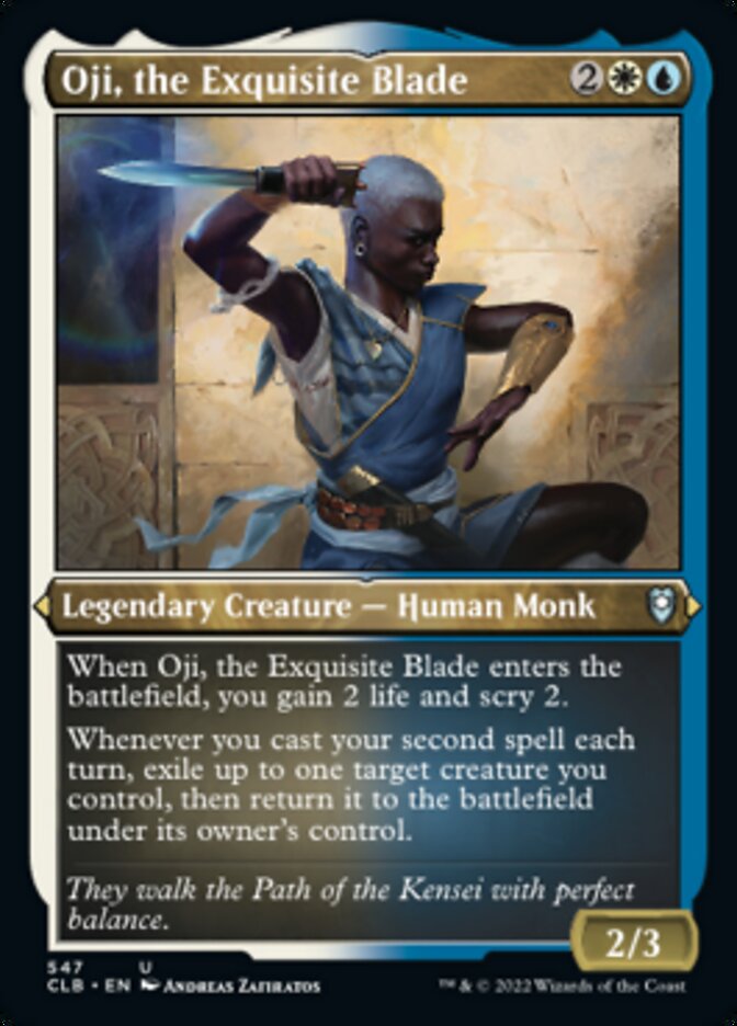 Oji, la Lame exquise (gravé à l'acide) [Commander Legends: Battle for Baldur's Gate]