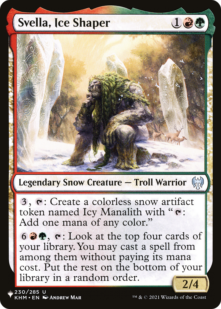 Svella, moldeadora de hielo [The List]