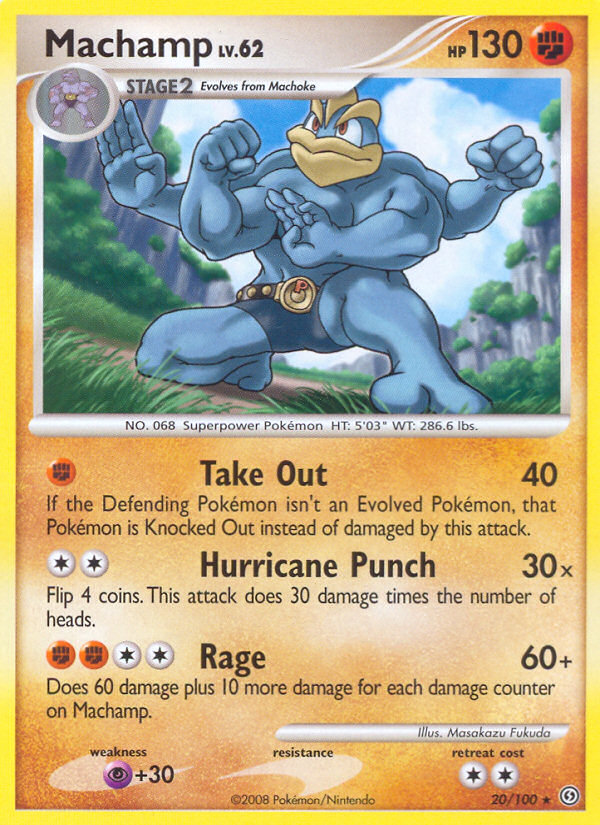 Machamp (20/100) [Diamante & Perla: Frente Tormenta]