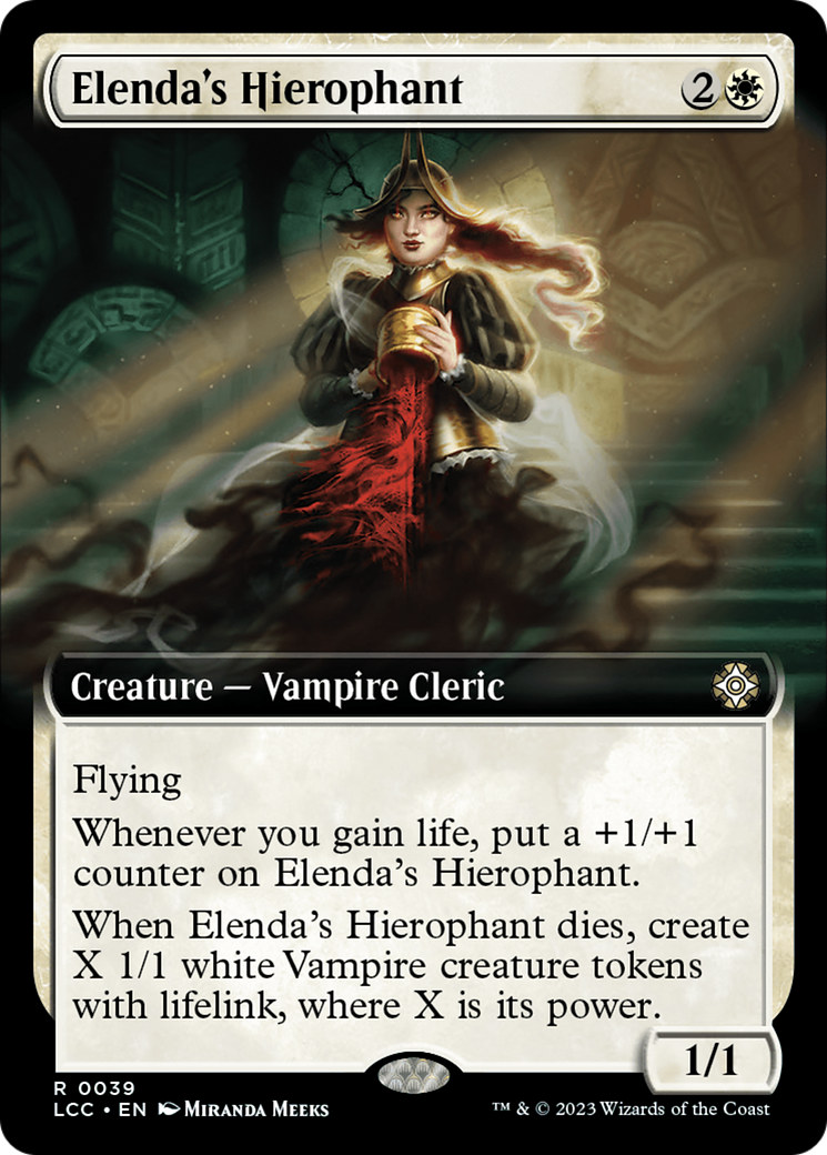 Hiérophante d'Elenda (Extended Art) [Commander Les cavernes oubliées d'Ixalan]