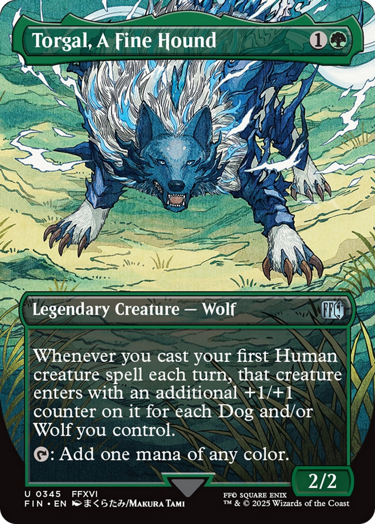 Torgal, un grand chien (Sans bordure) [FINAL FANTASY]