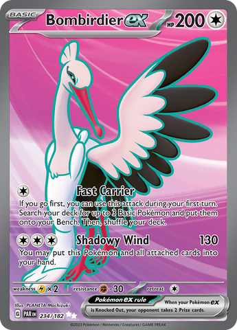 Bombirdier ex (234/182) [Écarlate et Violet : Faille Paradoxe]