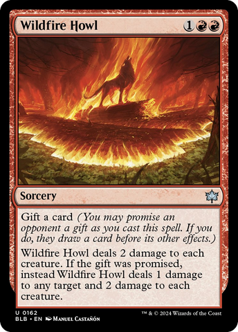 Hurlement de feu de forêt [Bloomburrow]