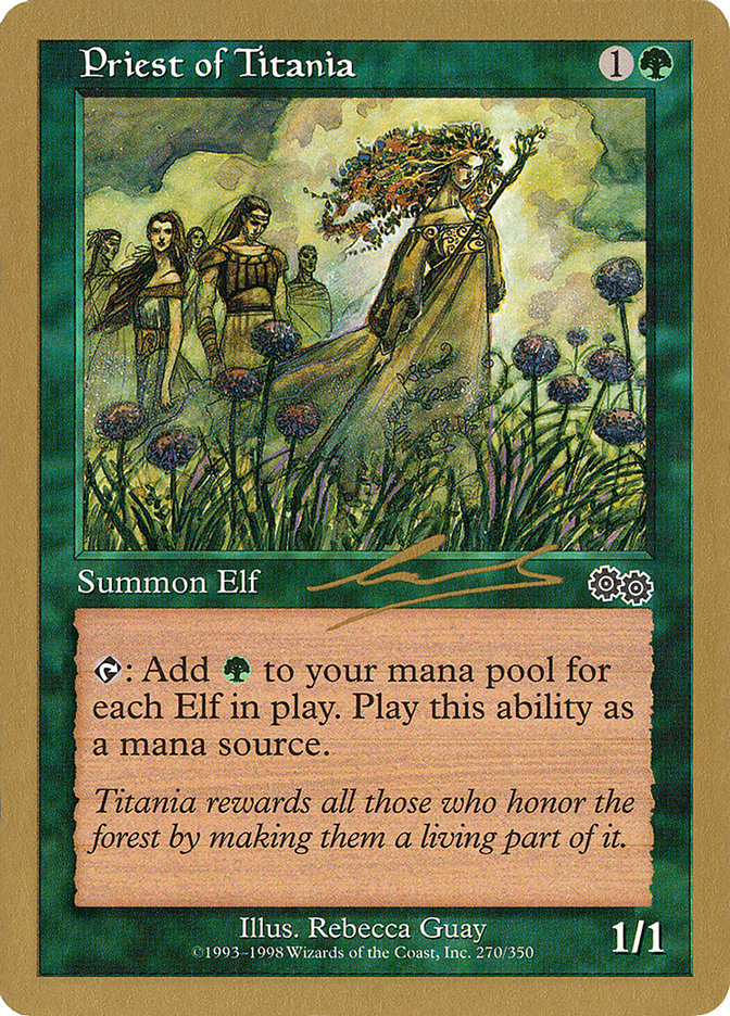 Prêtre de Titania (Nicolas Labarre) [World Championship Decks 2000]
