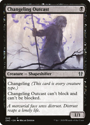 Marginado cambiaformas [Comandante de Zendikar Rising]