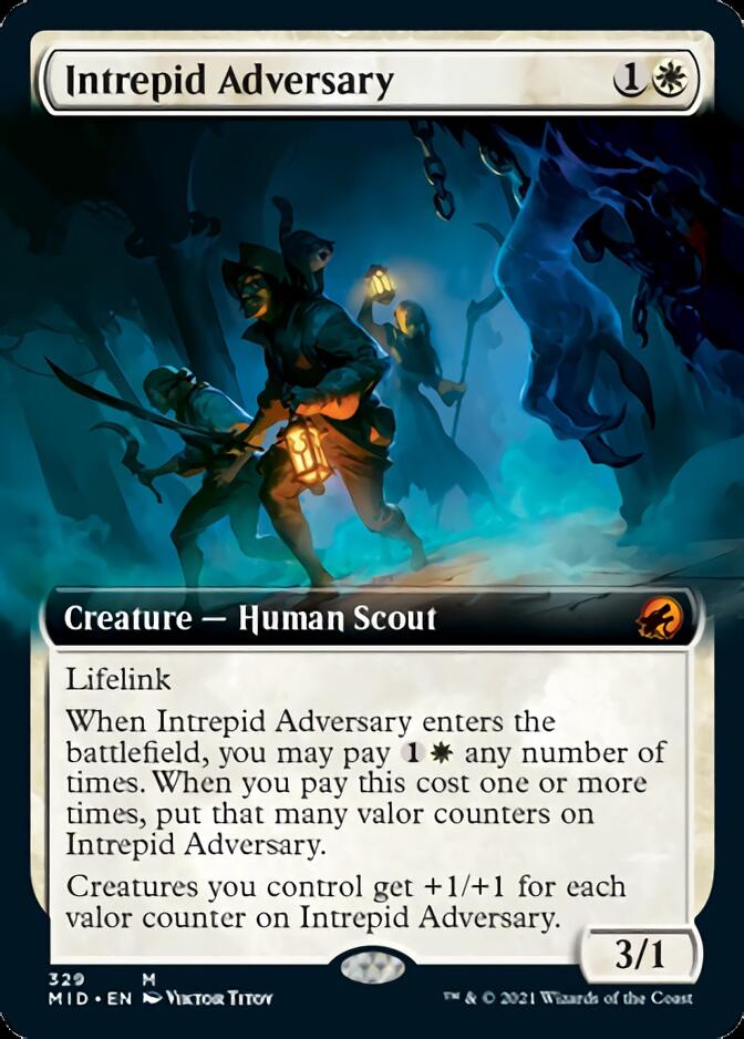 Adversaire intrépide (Extended Art) [Innistrad: Chasse de minuit]