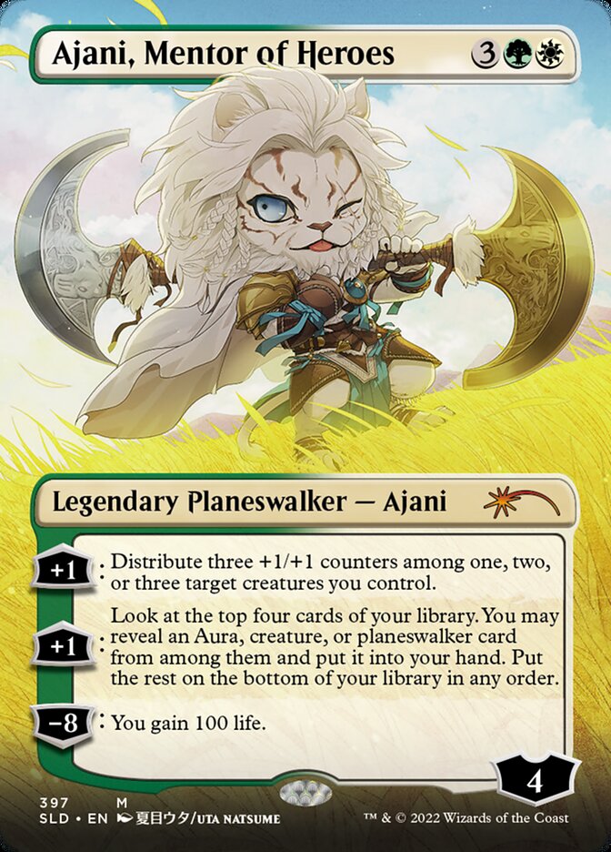 Ajani, mentor des héros (Sans bordure) [Secret Lair Drop Series]