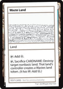 Terrain désolé (édition 2021) [Cartes de test Mystère Booster]