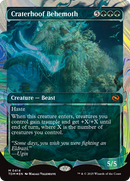 Béhémoth de Gueulecrassée (Présentoir) (Feuille halo) [Tarkir : Tempête draconique]