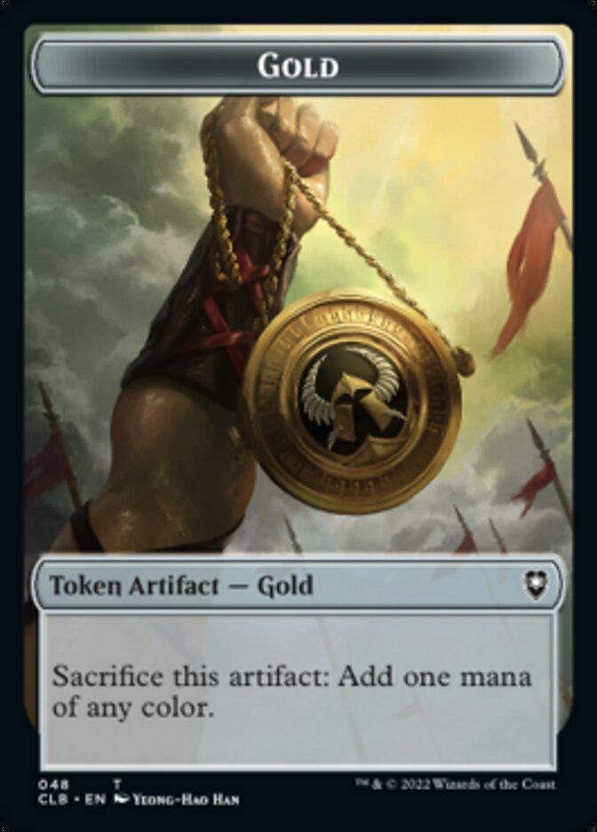 Or // Dragon Jeton recto-verso [Commander Legends: Battle for Baldur's Gate Tokens]