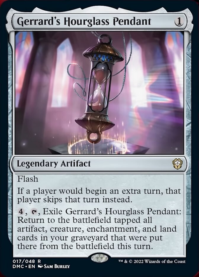Pendentif sablier de Gerrard [Commander Dominaria uni]