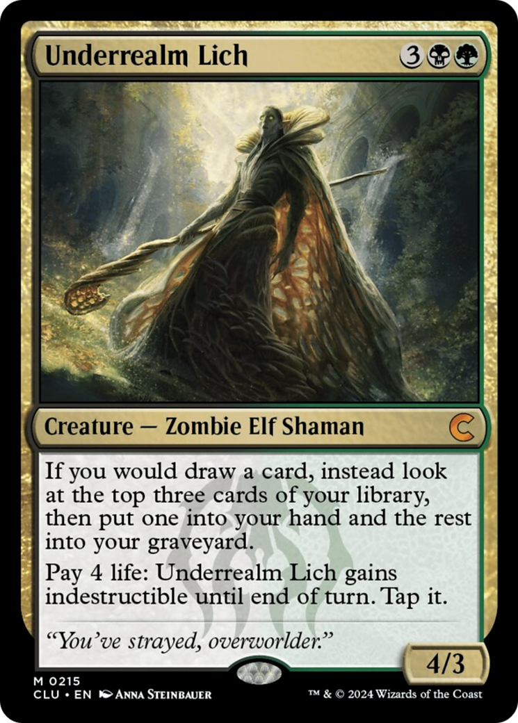 Liche du Monde souterrain [Ravnica: Clue Edition]