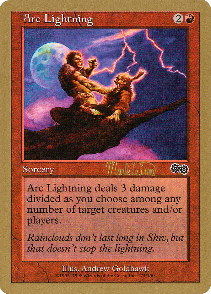Rayo en arco (Mark Le Pine) [World Championship Decks 1999]